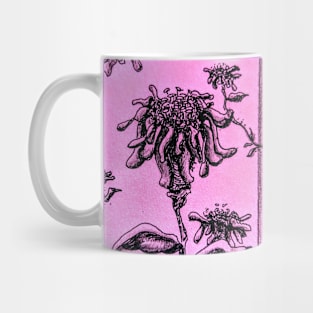 Pink Flower in Pink Mug